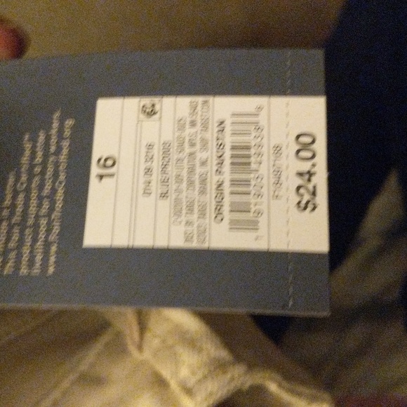 High rise skinny jeans. Tan size 17R new with tags. Bought at Target - Picture 4 of 4
